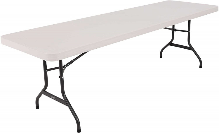 8 Foot White Folding Table