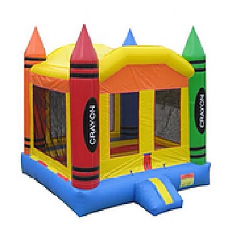 Classic Crayon Bounce House