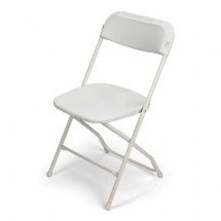 White Plastic Chairs - B Grade